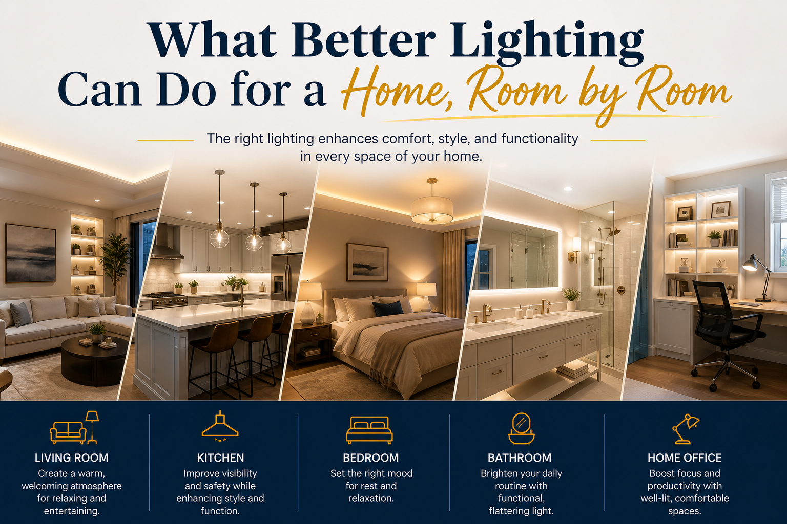 What Better Lighting Can Do for a Home, Room by Room