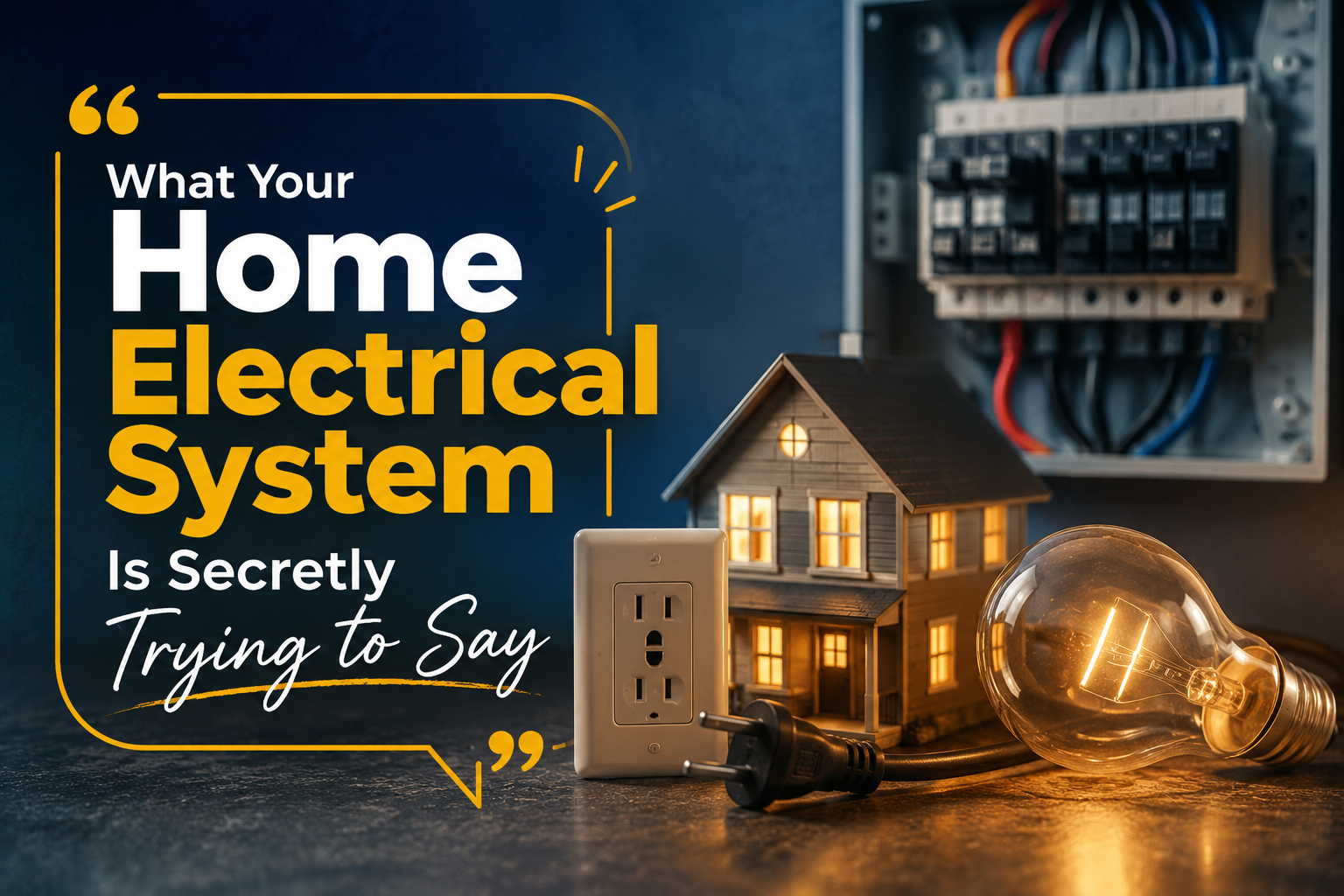 What Your Home Electrical System Is Secretly Trying to Say