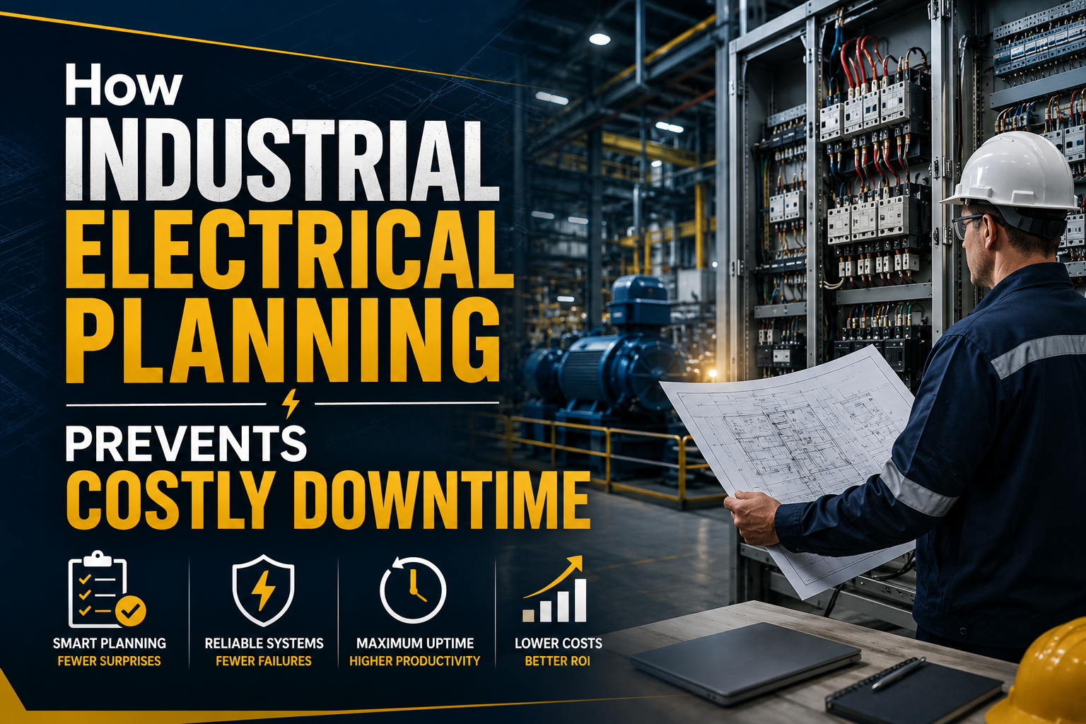 How Industrial Electrical Planning Prevents Costly Downtime