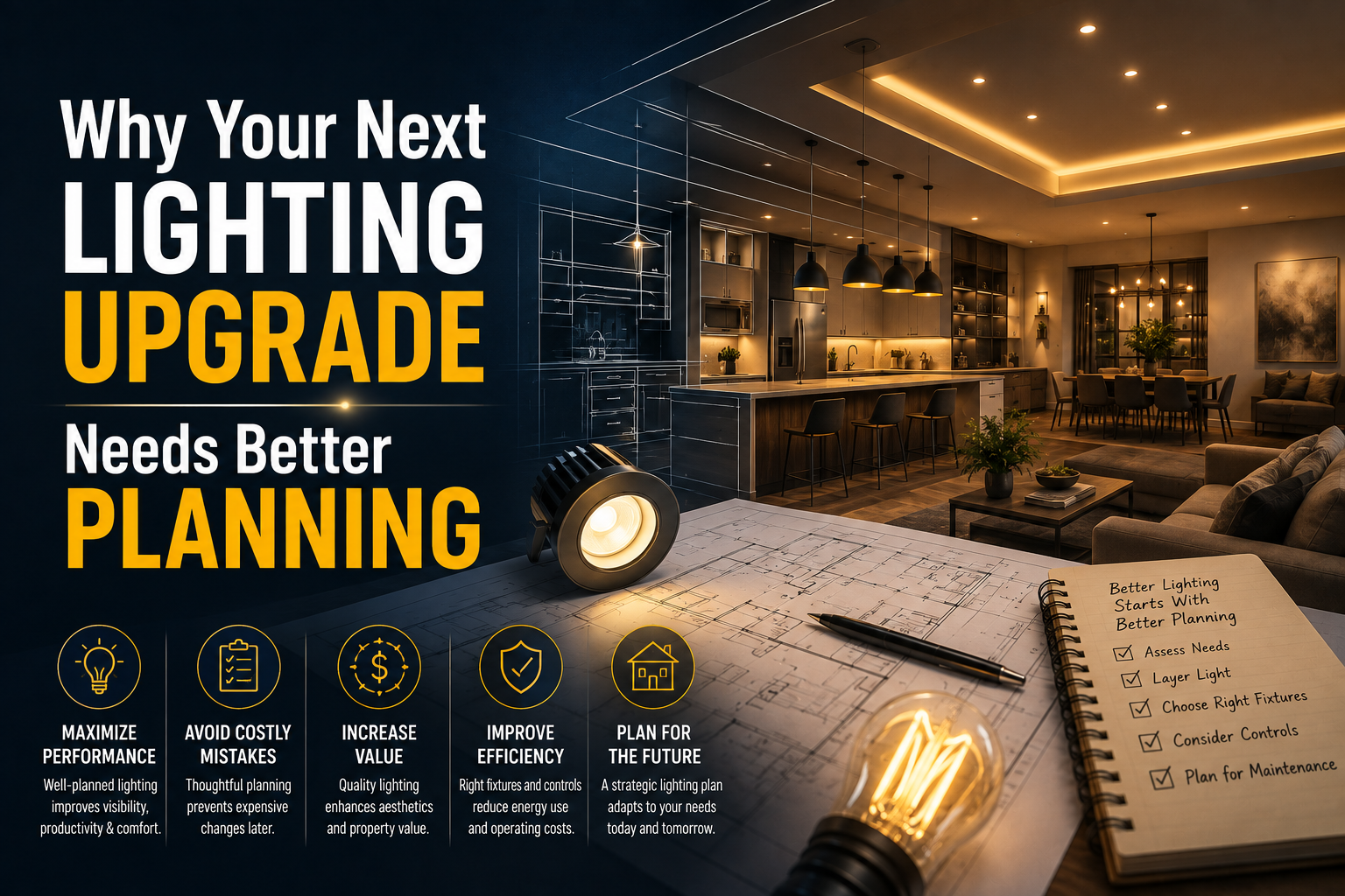 Why Your Next Lighting Upgrade Needs Better Planning