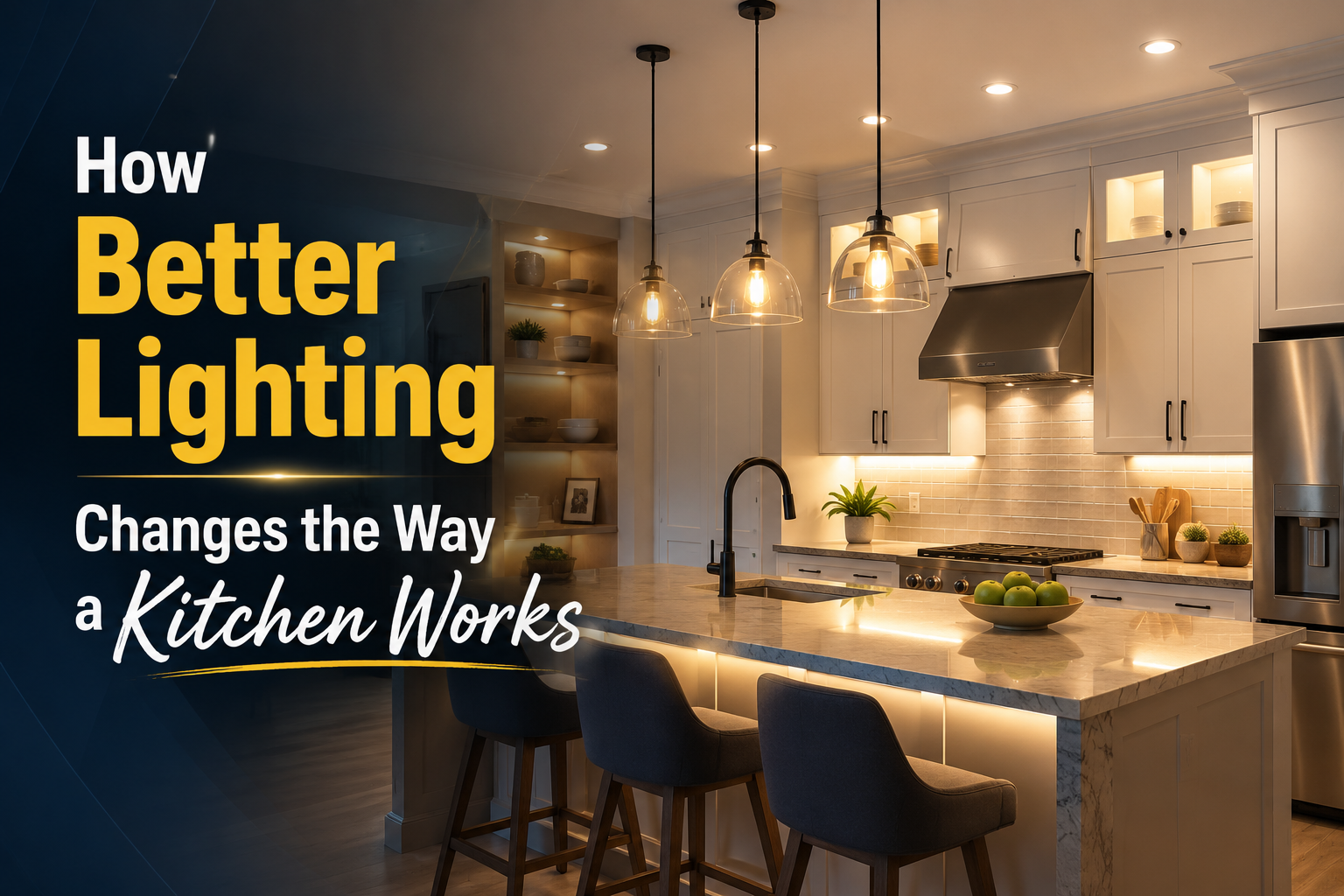 How Better Lighting Changes the Way a Kitchen Works