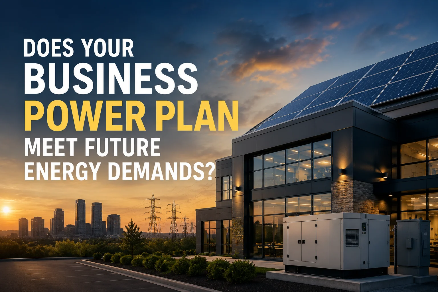 Does Your Business Power Plan Meet Future Energy Demands?
